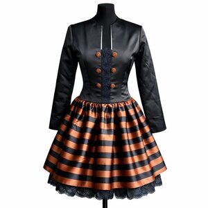 Jeet Vintage Silk Satin Lace Trim Gown Mesh Lined Size 6